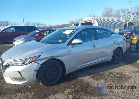2021 Nissan Sentra S Xtronic Cvt from USA, damaged, VIN 3N1AB8BV5MY257434